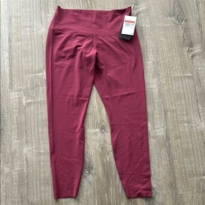 Nike Burgundy High-Waisted Leggings; NWT